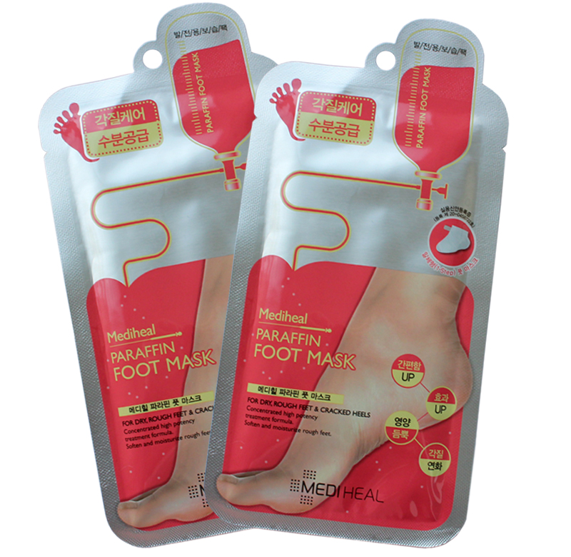 Mediheal Paraffin Foot Mask (2 pcs) Soften and moisturize rough feet eBay